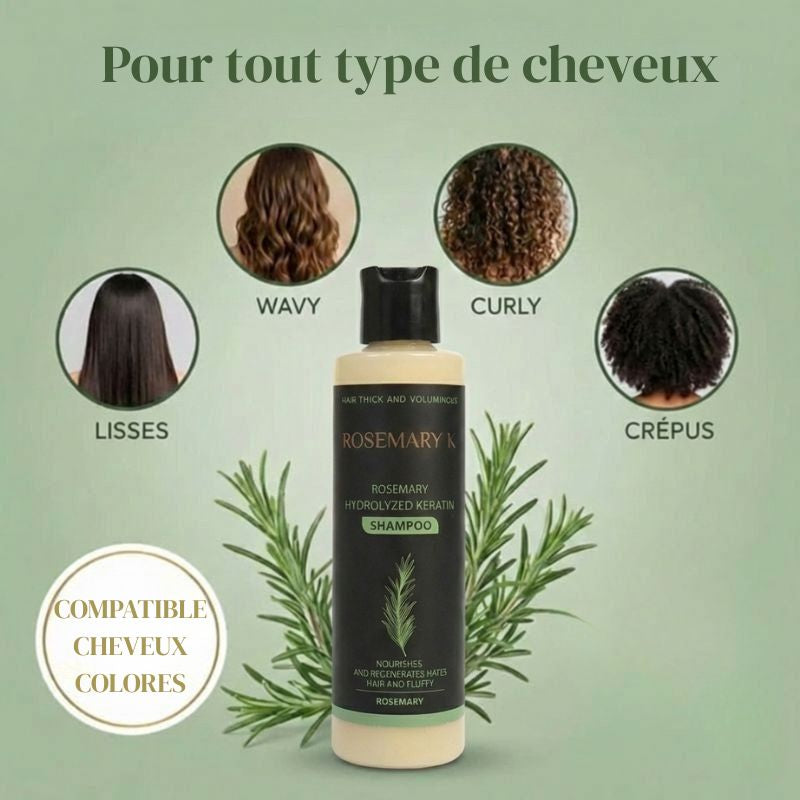 Shampoing au romarin - Pousse active