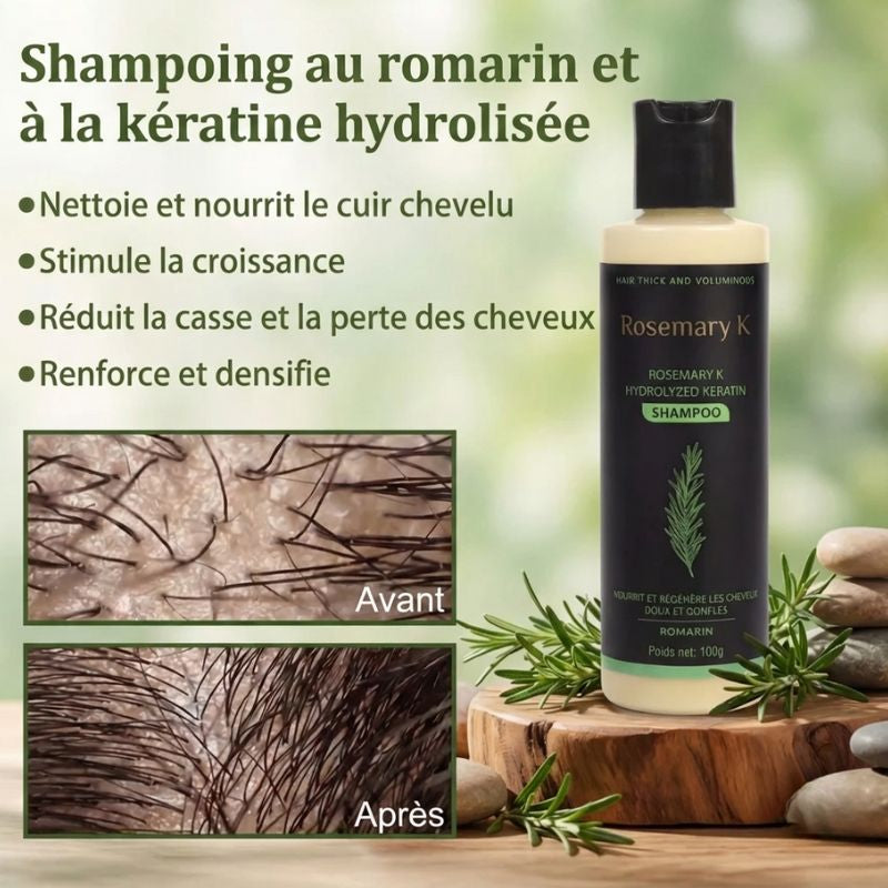 Shampoing au romarin - Pousse active